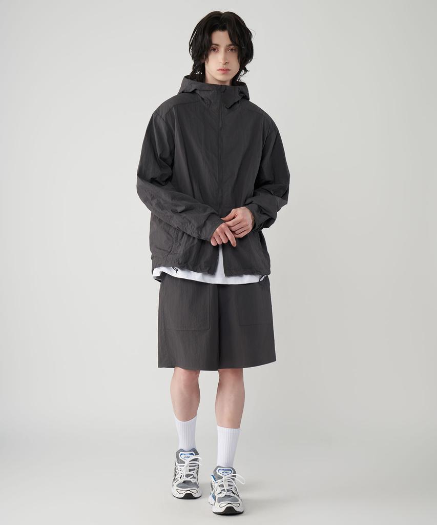 Untapped Studio [Set Up] 2-Way Nylon Windbreaker + Nylon Shorts Set-Up