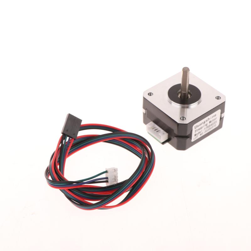 

Шаговый двигатель 17Hs4023 42Bgyh 4-выводной 1.0A 13Н.см для станков с ЧПУ, лазерных гравировальных станков, аксессуаров для 3D-принтеров With Dupont