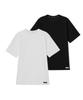 Geseueondeoweeo Essential Layered Inner T-Shirt 2-Pack (Wh/Bk)