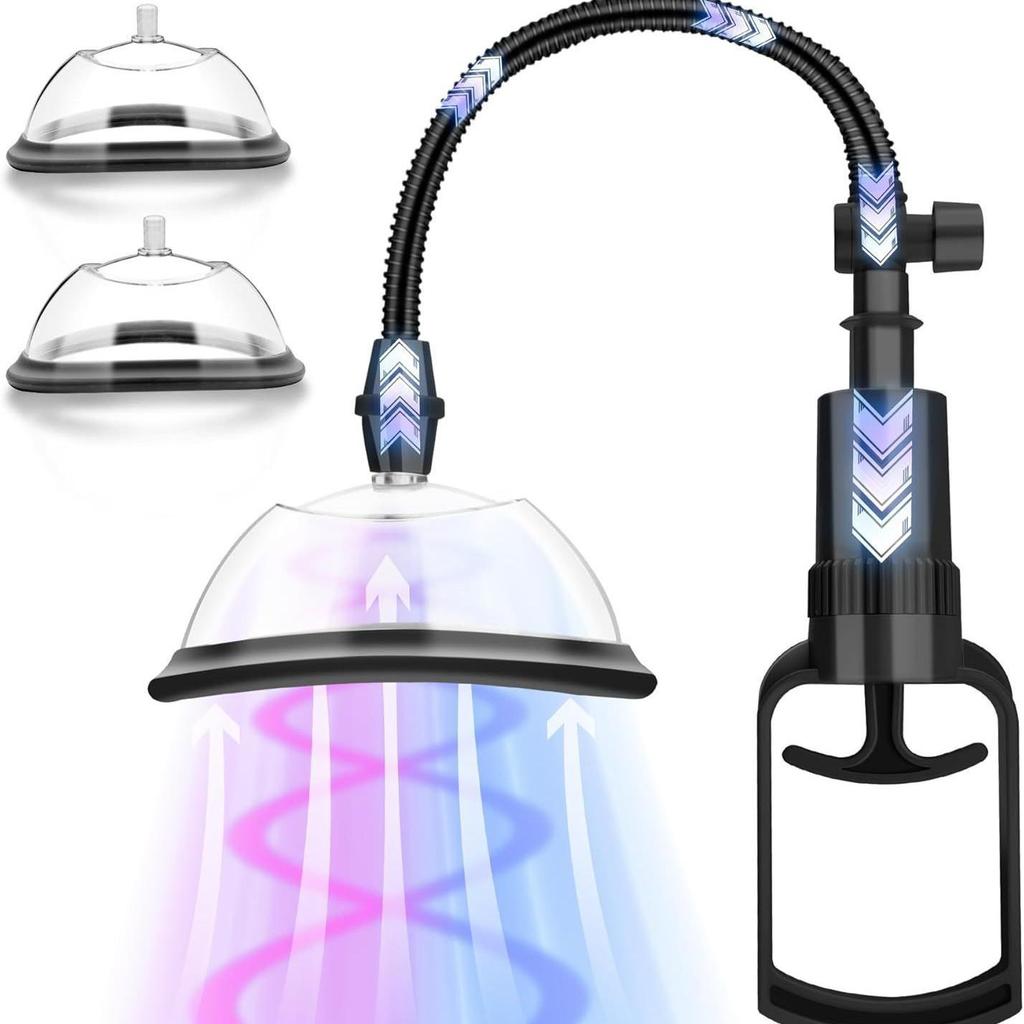 Vacuum Suction Massager & Breast Pump: Female Masturbator & Vaginal Tightener