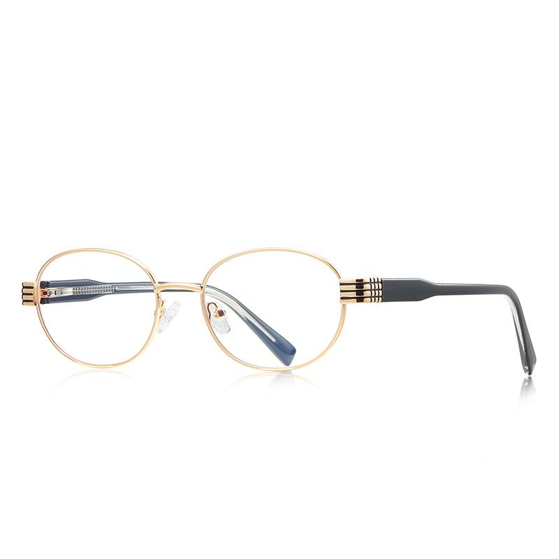 Damen Trendige Kleine Ovale Blaulichtblockierende Myopiebrille Retro Minus Dioptrien Brillen Gleitsichtbrillen Frau