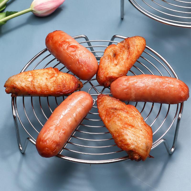 304 Stainless Steel Steamer Rack Multifunction Pot Steaming Tray Dumplings Eggs Grill Stand Kitchen Tableware Cooking Utensils