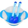 Smart Baby Suction Cup Training Feeding Bowl + Spoon + Fork Tableware Set