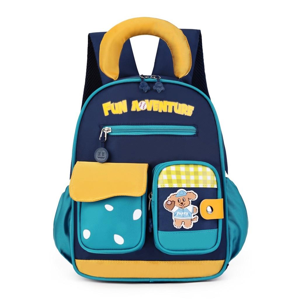 

Childrens Double Shoulder School Bag With Cartoon Pattern And Lightweight Design For Toddlers Black