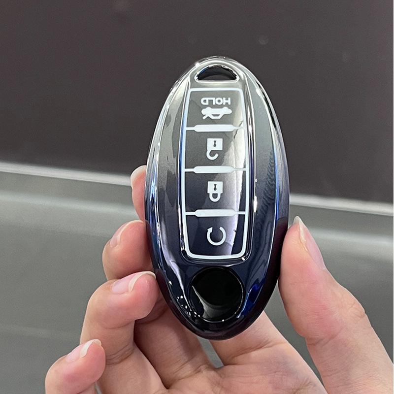 Nissan 14th Gen Key Case for Sylphy, Teana, Qashqai, X-Trail, Tiida, Bluebird, Terra, Murano - Car Shell Buckle Accessories