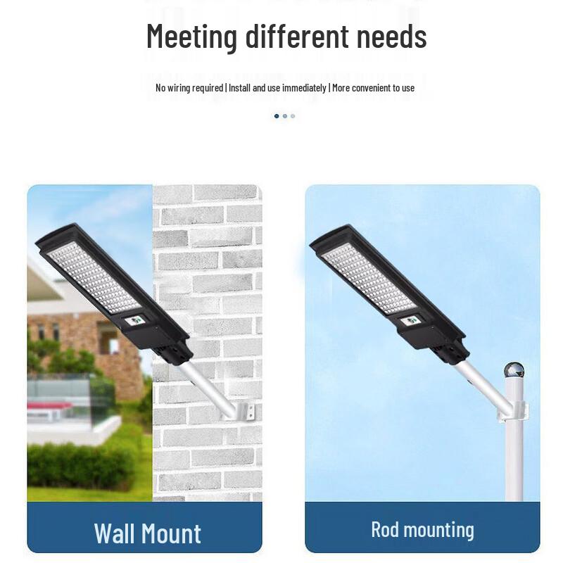 Integrated Solar Motion Sensor Outdoor Light