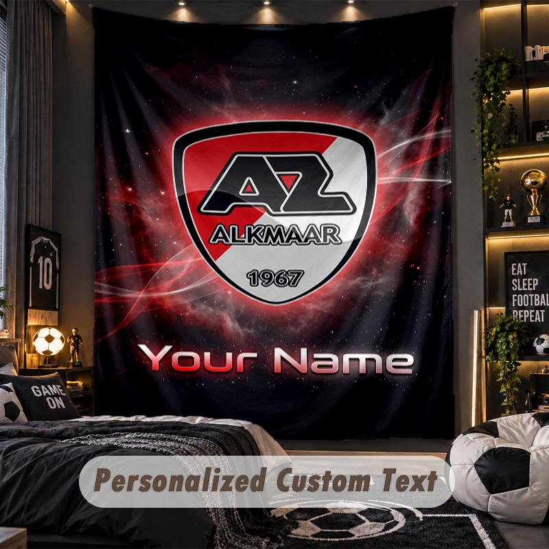 TapestryAZ Alkmaar Benutzerdefinierter Name Text Personalisierter Wandbehang Wandteppich Heimwanddekoration
