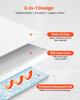 Reflective Insulation Roll, EPE Foam Core Radiant Barrier, 3mm 76.2m X 1.22 M, Aluminum Foil White PE Film Heat Reflective Shield, Thermal Insulation