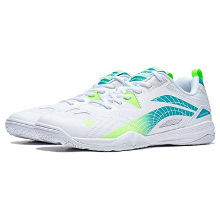 Li Ning Hawkeye 2.0 Cushioning Low top Training Shoes Unisex White Blue APTT005-8