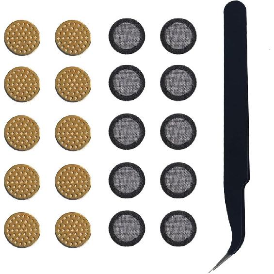 Запасные пылезащитные фильтры для наушников Raycon Everyday/Fitness/Impact/occiam T19 / CASCHO BX17 Earbuds Пылезащитная сетка * 10 пар