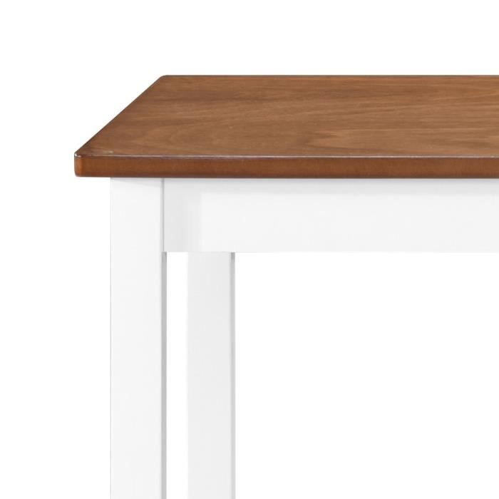 VidaXL Table de bar Bois massif 108x60x91 cm 245548