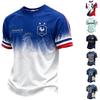 Herren Freizeit-T-Shirt mit kurzem Ärmel und Grafikdruck, Leicht, Atmungsaktiv, Rundhals für den Sommer