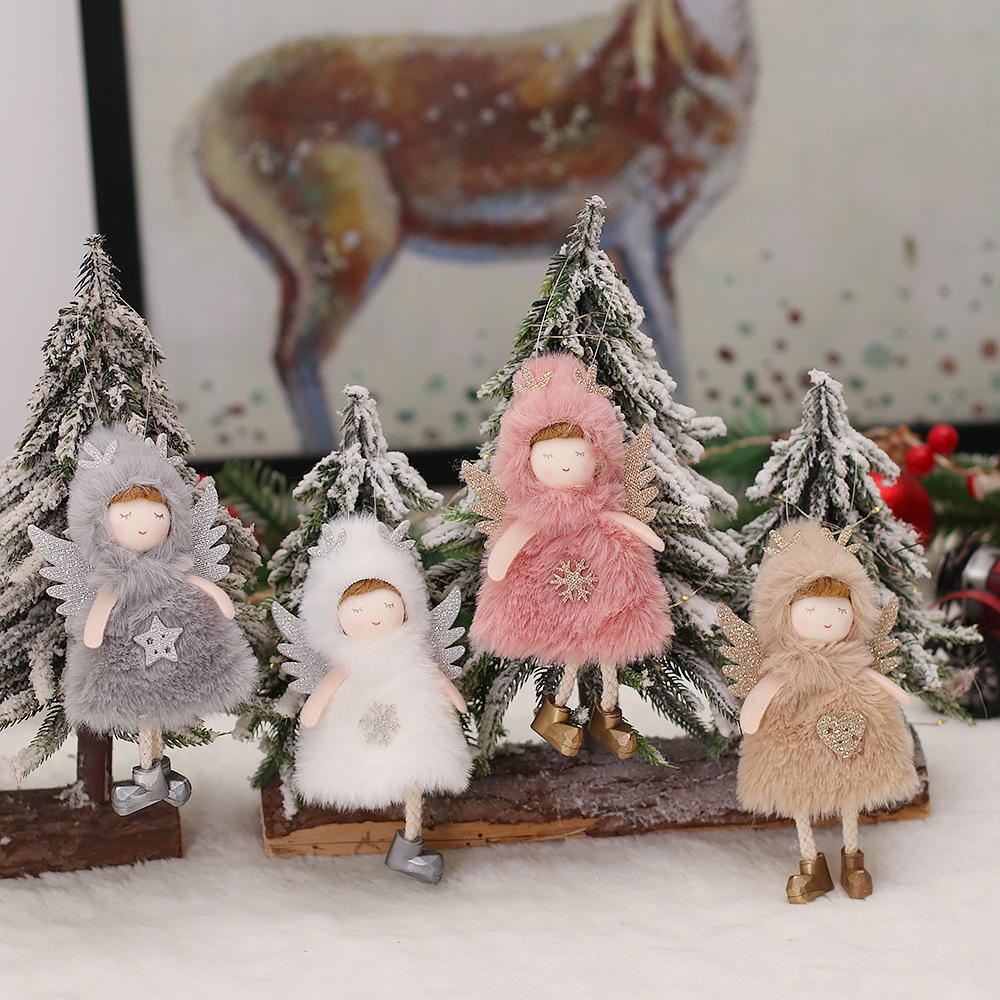Christmas Combination Set Doll Pendant Faceless Doll Pendant Angel Pendant Christmas Decorations