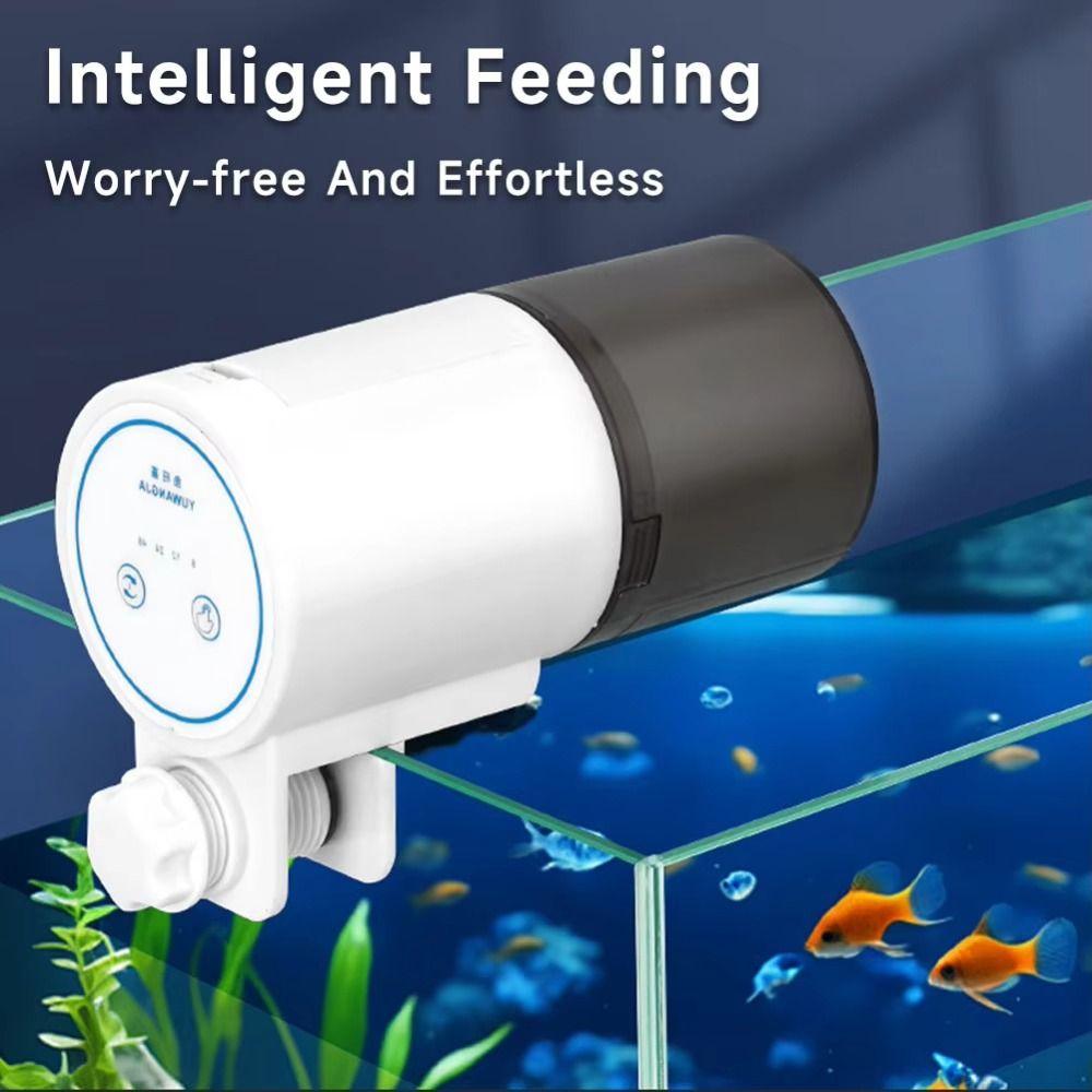 Electric Fish Food Dispenser Moisture-Proof Smart Timer Feeder  For Aquariums