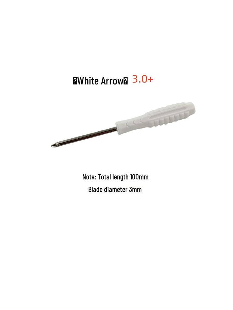 Arrow-Shaped Phillips Slotted Screwdriver Set (3.0/4.0/5.0) for Toy Assembly