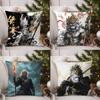 Black Myth Wukong Pillow Case Home Dorm Chair Back Short Plush Double-Sided Printing Office Nap Time Cushion Cover