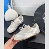 Flat bottom inner height-increasing board shoes women's retro fashion moral training shoes summer versatile soft sole women's casual sports jogging s