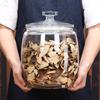 Large Glass Food-Grade Storage Jar for Dried Tangerine Peel and Tea Sealed for Freshness
