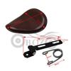 Harley Cruiser Retro Spring Leather Solo Seat Cushion Modified Accessory
