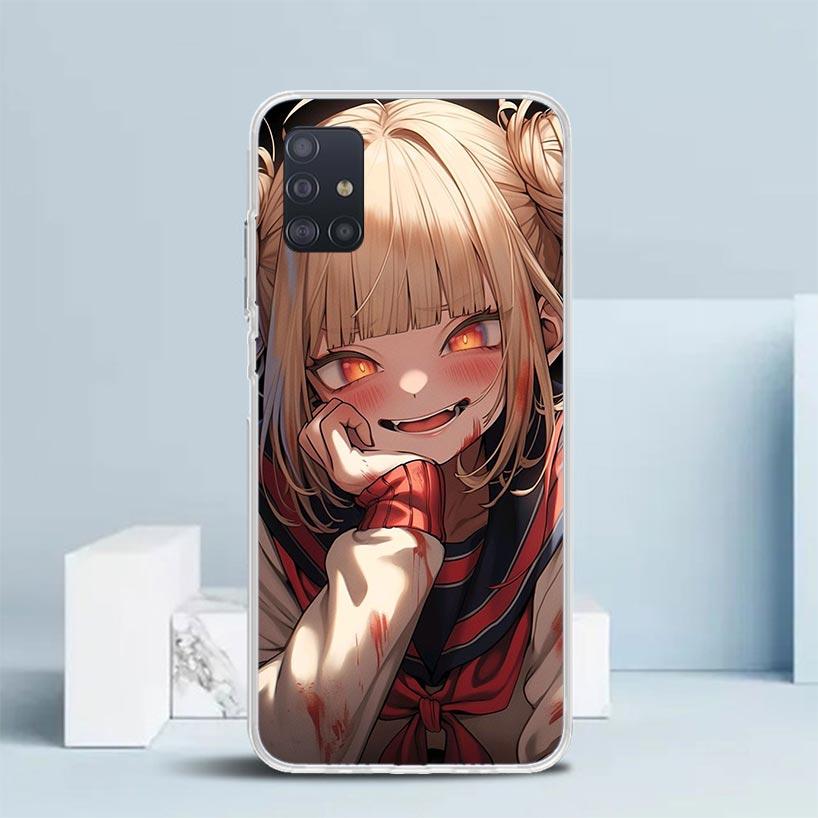 

Himiko Toga My Hero Fashion Phone Case For Samsung Galaxy A52 A32 A22 A12 A51 A50S A30S A10S Note 20 Ultra 10 S10 Plus A31 A20 A Samsung A20S