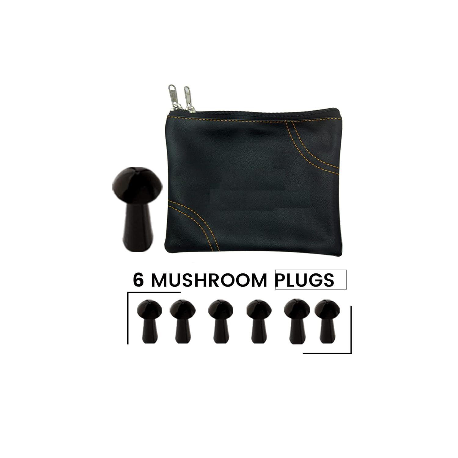 

Replacement Mushroom Plugs for tubeless Tire Puncture Repair kit - for Cars, Motorcycles- Spare Plugs (6 Plugs)