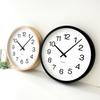KATOMOKU muku clock 16 LL Black km-116BKRCS Wall Clock with Sweep Movement, 38cm Diameter (SKP Radio-Controlled Clock)
