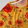 Women's Loose Fit Floral Short Sleeve T-Shirt - Simple Commute Style, Soft Round Neck, Casual & Versatile, Comfortable for Daily & Outdoor Wear