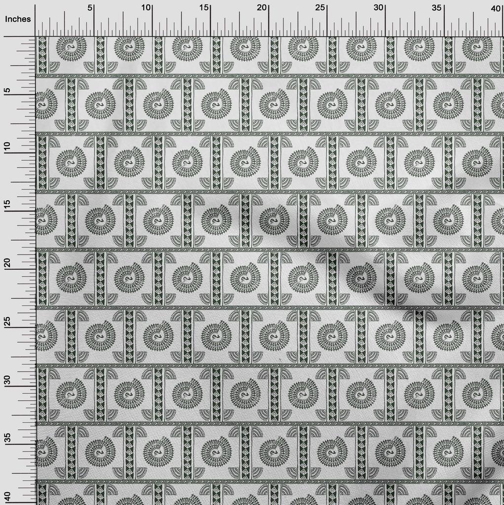 oneOone Baumwoll-Flex Schwarzer Stoff Asiatischer Blumenblock Quiltzubehör Druck Nähstoff pro Yard 40 Zoll