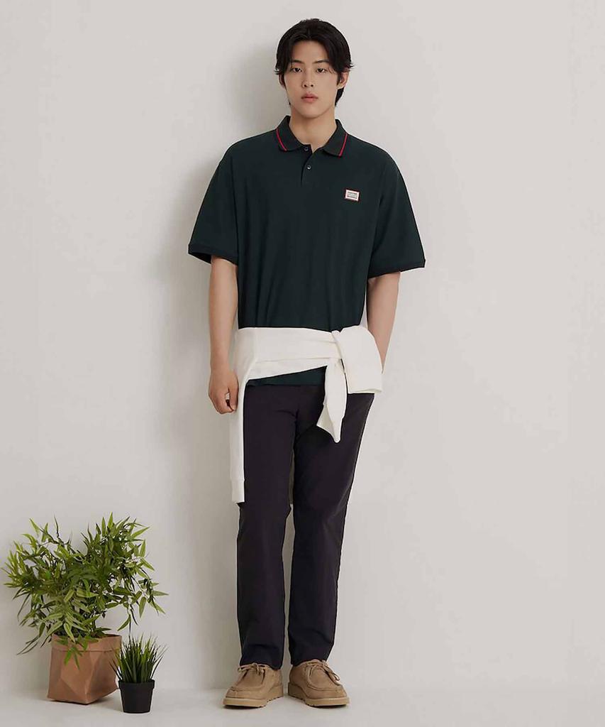 Binpolmen Summer Garment-Dyed Standard Fit Pants Navy