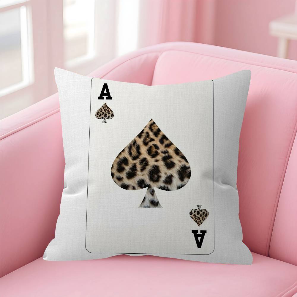 Retro Leopard Cheetah Canvas Prints 4545cm Cushion Cover Pillow Cover Decor Pillowcase Home Pillowcase For Couch Pillow