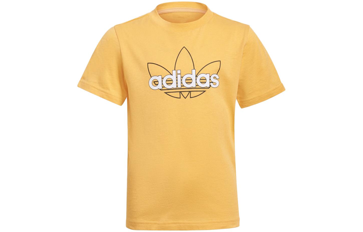 Adidas Originals Kids T Shirts Crew Neck Moderate GN2288 110
