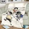 Ideal for Picnics Travel Beds and Sofas "ONE PIECE" Print Blanket Soft Warm Flannel Blanket for Home Bedrooms