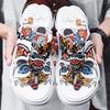 Summer Anime Cartoon House Slippers Youth Men Unique Design High Quality Non-Slip Outside Flip Flops Thick-Soled Toe Sandals