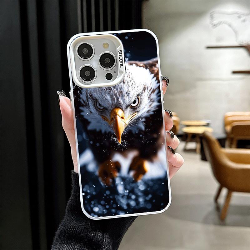 Bald Eagle Cool Soft Phone Case for iPhone 15 16 17 Pro Max 17Air 16E 14 Plus 13 12 Mini Shockproof Cover Back Shell