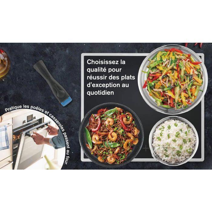 Arthur Martin AM0025 Set de vase de gătit detașabil 10 piese Oțel Inoxidabil Casserolă cu cioc de turnare Mâner detașabil toate fe63