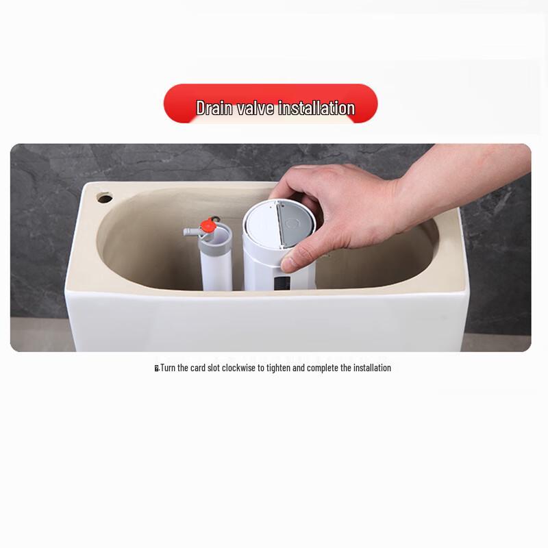 Toilet Tank Drain & Inlet Valve Parts