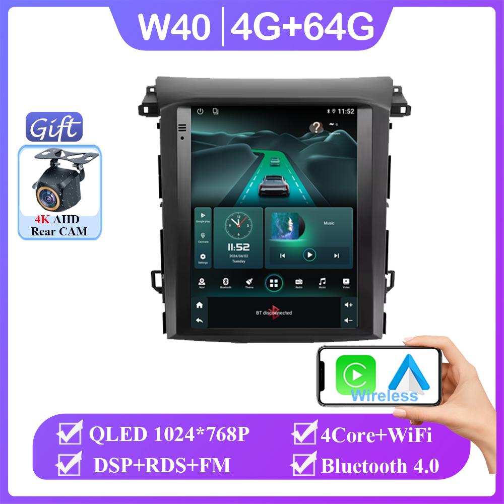 9.7 Inch QLED For Subaru XV Forester 2018-2021 Car Radio Android 14 4G WIFI Carplay Stereo 2 Din No DVD Player GPS Navigation