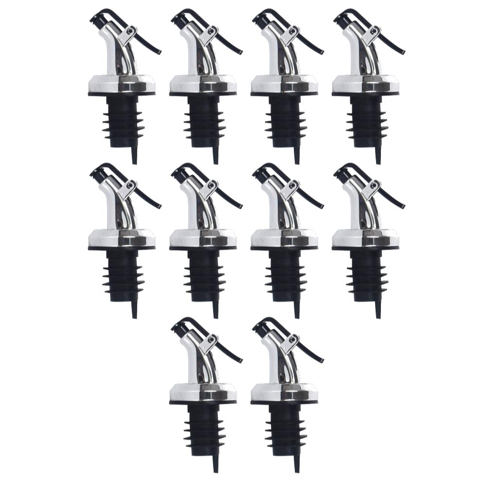 10-1pc Press Type Oil Bottle Stopper Leak-proof Seasoning Bottle Stopper Ergonomic Multifunctional Suitable for Most Bottles