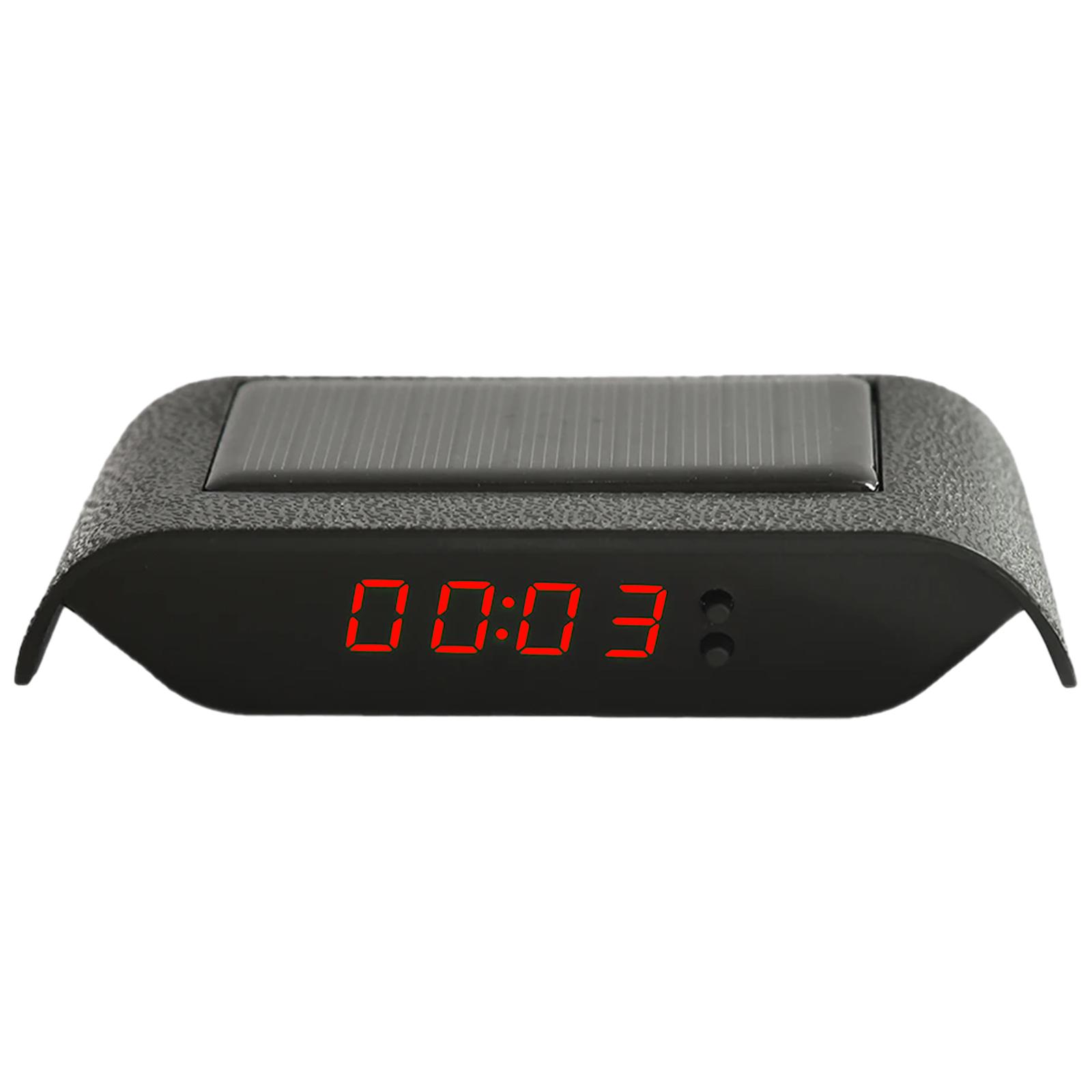 

Часы на приборной панели автомобиля, температура, дата, серебристый цвет, автомобильные часы, точные часы, автомобильные часы для водителей