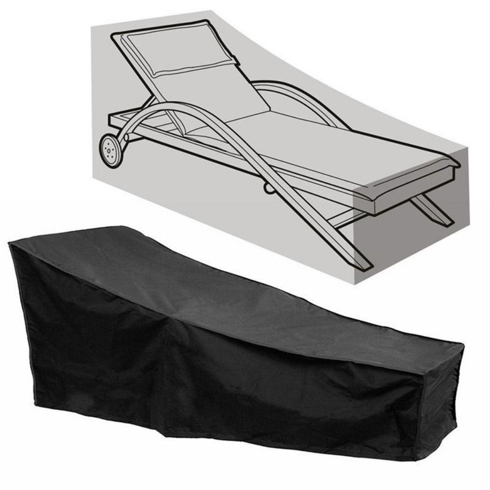 Full Coverage Chaise Lounge Cover UV Resistant Recliner Protective Cover Furniture Cover  Patio