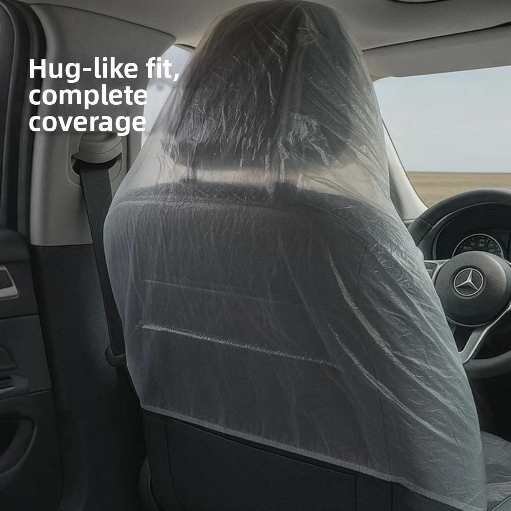 10Pcs Universal Protective Seat Covers Portable Auto Interior Supplies Disposable Car Seat Covers