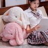 Cartoon Animal White Rabbit Plush Toy Soft and Comfortable Pink Rabbit Stuffed Doll Gifts For Girl