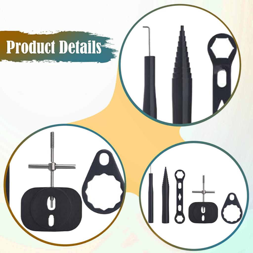 Fishing Wheel Disassembly Tool Maintenance Wheel Wrench for Low Profile Reel