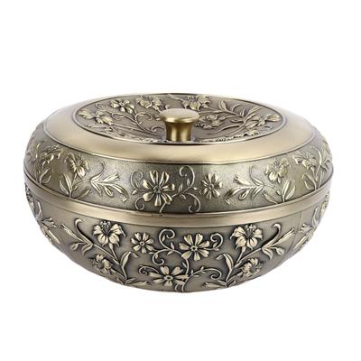 Dry Fruit Box Vintage Nuts Box Retro Dry Fruit Container with Lid for Living Room Hotel Reception