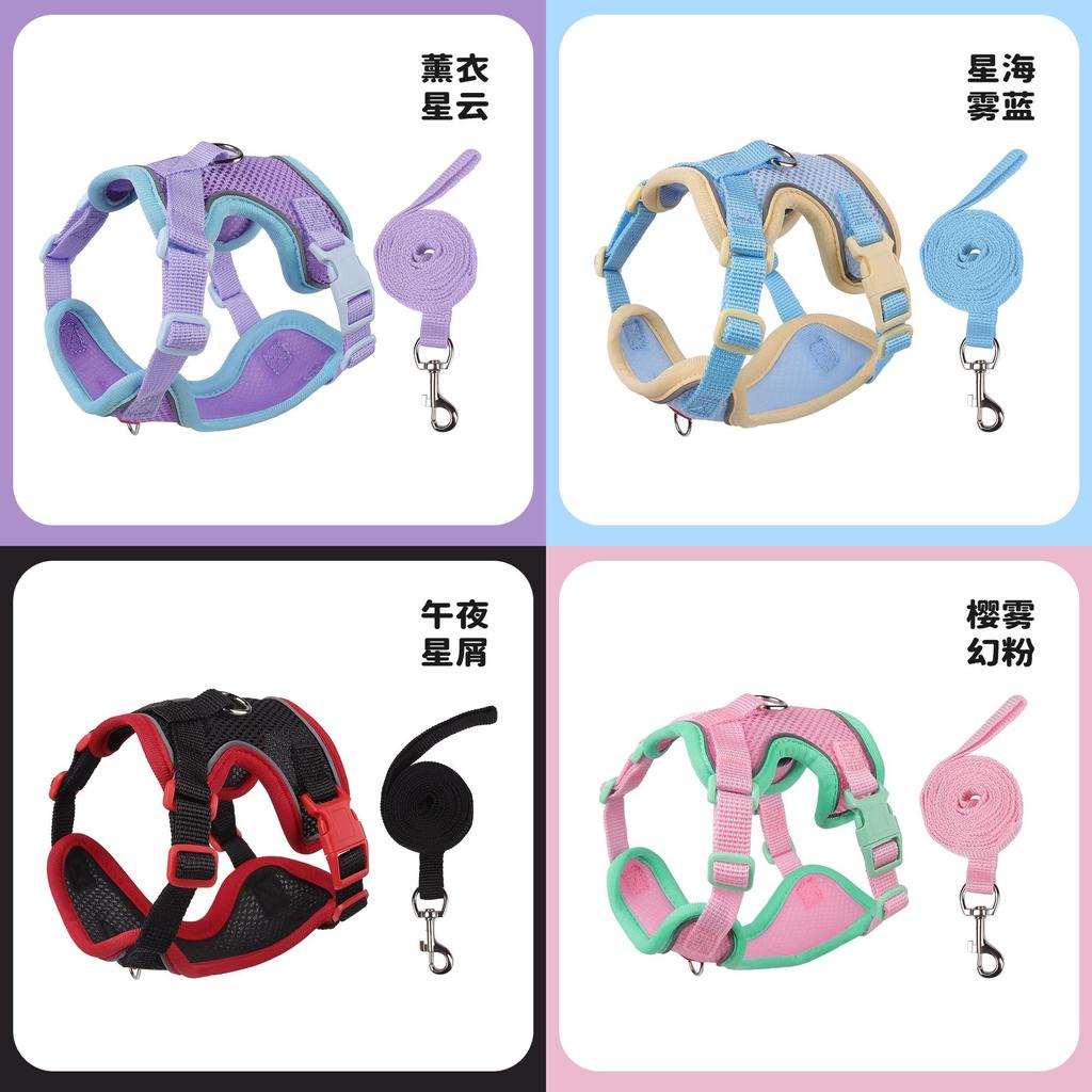 Pet Harness Vest With Polyester Material For Small To Extra Large Dogs