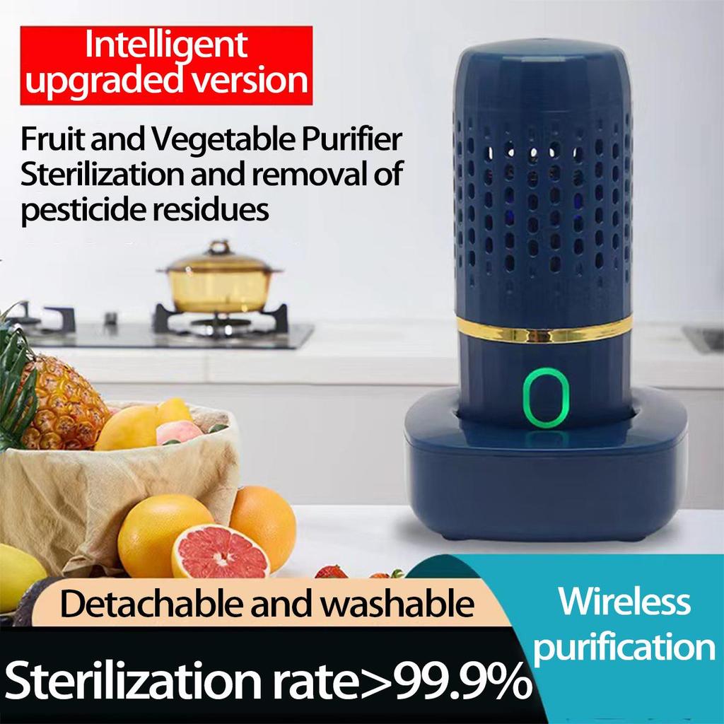 Portable Wireless Vegetable & Fruit Purifier: Sterilizes and Removes Pesticide Residue for Cleaner Produce