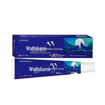 Wolf Poison Athlete's Foot Relief: Itching, Blisters, Odor, Cracking & Peeling Treatment