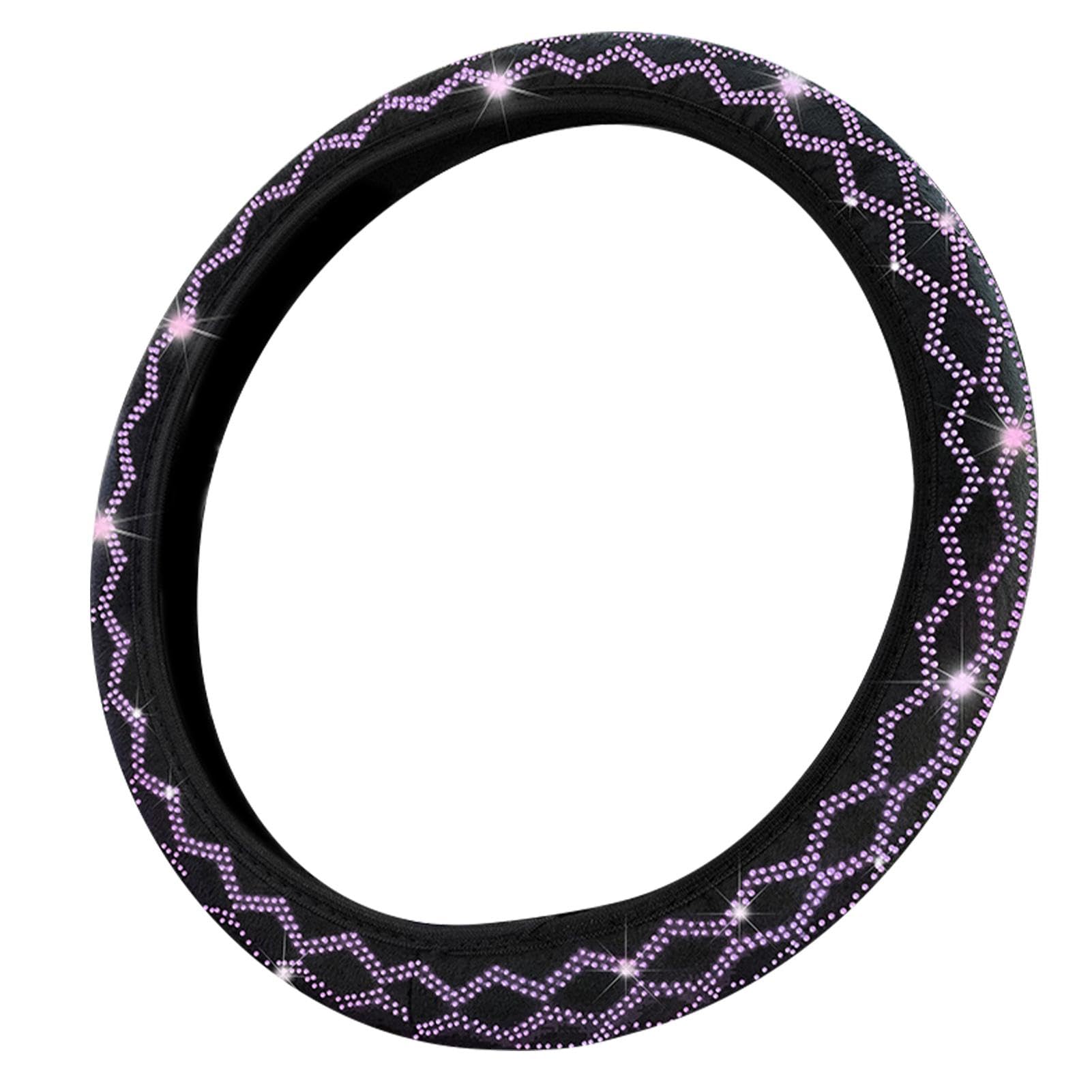 

Yianyal Rhinestone Steering Wheel Cover | Car Steering Wheel Cover with Bling Crystal Rhinestones, Refer to description фиолетовый