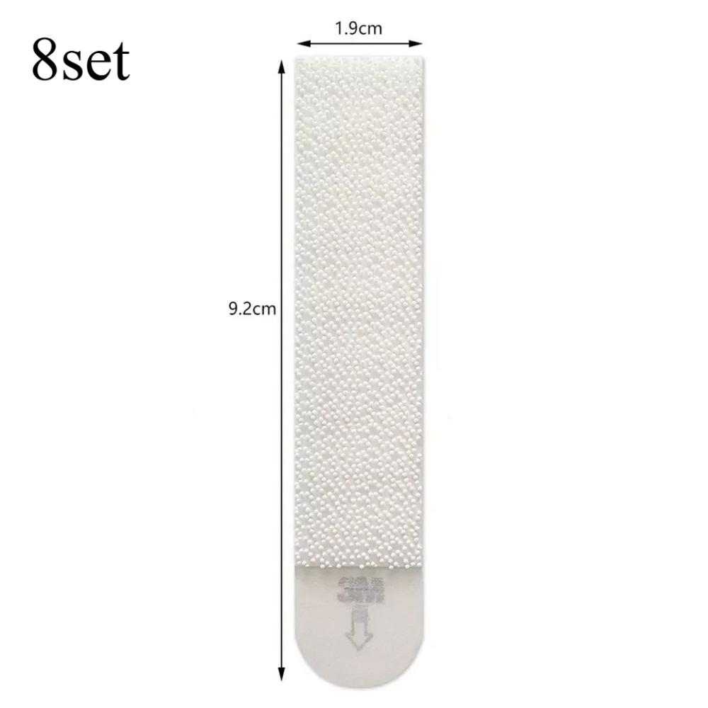 4/8/12 Set Removable Velcro Easy To Pull Adhesive Hook  Self-adhesive Traceless Magic Decorative Painting Double-sided Tape
