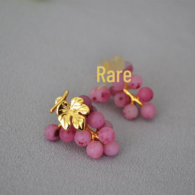 

Серьги из серебра 925 пробы с золотыми листьями и виноградом в стиле ретро для женщин фиолетовый